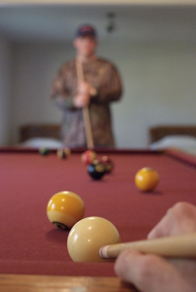 A couple of pool sharks